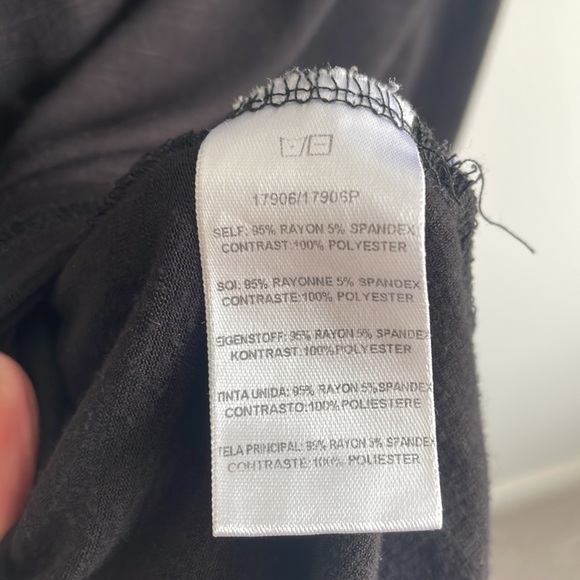 COPY - Anthropologie black long sleeve shirt - Picture 3 of 3